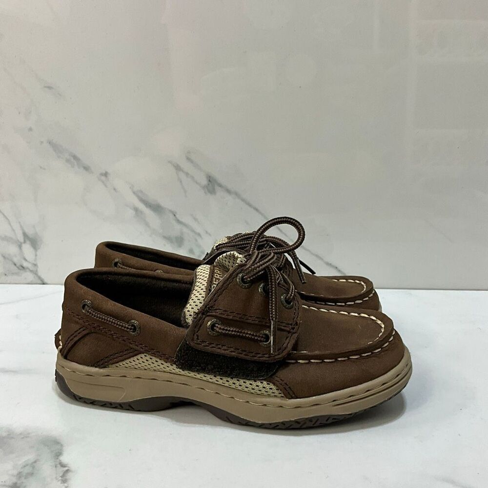 SPERRY Billfish Toddler Leather Boat Shoes